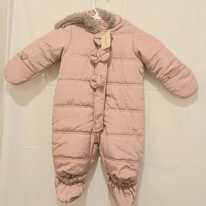 Outerwear by Lisa Cozy Pink Kids Footie
